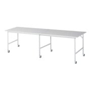 Rau Tavolo da lavoro mobile Jerry (6 LR), L3000xP1000xA900mm, Piastra M-22mm