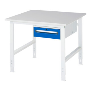 Rau Tavolo da lavoro Tom regolabile in altezza KM02, L1000xP1000xA760-1080mm, piano M 22mm