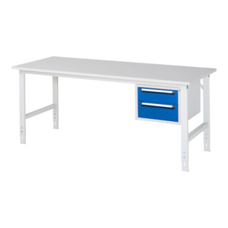 Rau Tavolo da lavoro Tom regolabile in altezza KM03, L2000xP800xA760-1080mm, piano M-22mm