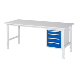Rau Tavolo da lavoro Tom regolabile in altezza KM07, L2000xP800xA760-1080mm, piano M 22mm