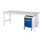 Rau Tavolo da lavoro Tom regolabile in altezza KM08, L2000xP800xA760-1080mm, piano M 22mm