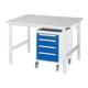Rau Tavolo da lavoro Tom regolabile in altezza KM10, L1250xP1000xA760-1080mm, piano M 22mm-1