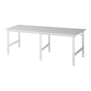 Rau Tavolo da lavoro Tom regolabile in altezza, L2500xP1000xA760-1080mm, piano M 22mm