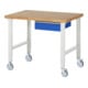Rau Verplaatsbare Werkbank in hoogte verstelbaar 7001A1, B1250xD900xH950-1000mm-1