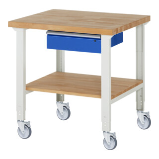 Rau Verrijdbare Werkbank in hoogte verstelbaar 7001A7, B1000xD900xH950-1000mm