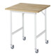 Rau Verrijdbare Werktafel Jerry (4 LR), B750xD800xH900mm, B-Platte-25mm-1