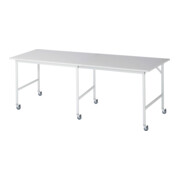 Rau Verrijdbare Werktafel Jerry (6 LR), B2500xD1000xH900mm, M-Plaat-22mm
