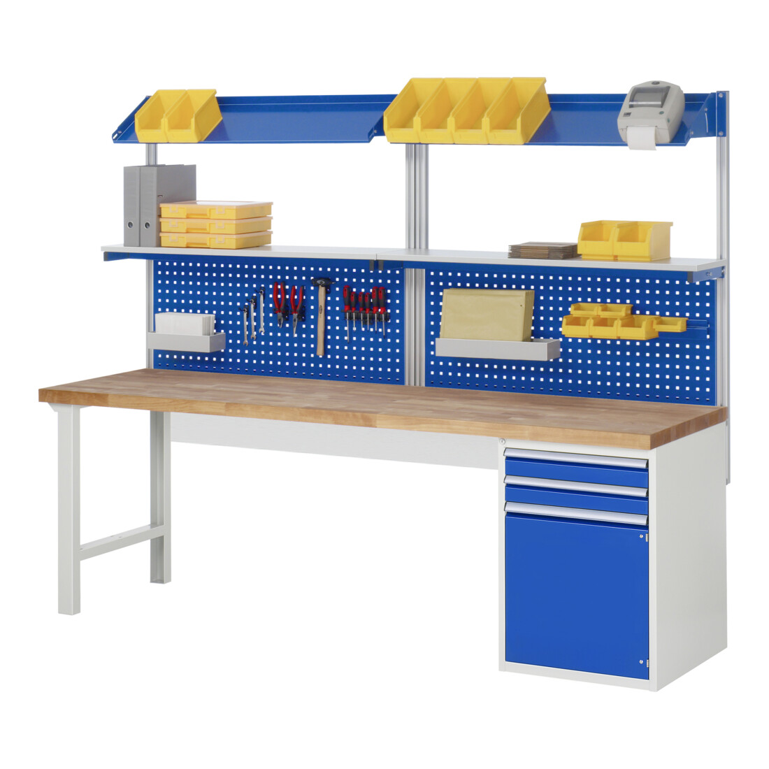 Rau Werkbank 7507A8, B2500xT900xH840mm, 6x Schublade-TA