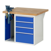 Rau Werkbank 7510A2, H890mm, 4x Schublade-TA, 1x SSKL