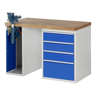 Rau Werkbank 7510A2, H890mm, 4x Schublade-TA, 1x SSKL