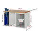 Rau Werkbank 7510A2, H890mm, 4x Schublade-TA, 1x SSKL-4