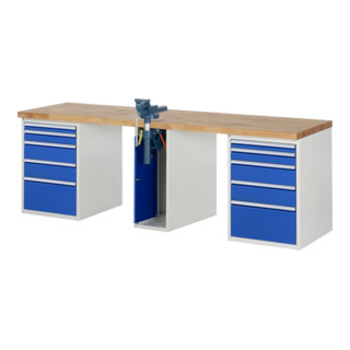 Rau Werkbank 7511A0, 10x Schublade-TA, 1x SSKL
