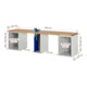 Rau Werkbank 7511A0, B3000xT700xH840mm, 10x Schublade-TA, 1x SSKL