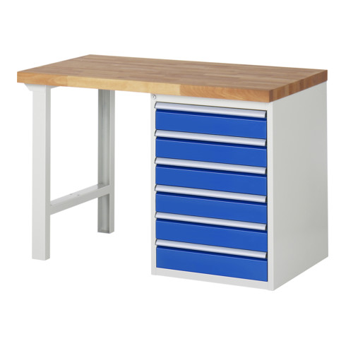 Rau Werkbank 7516A1, H890mm, 6x Schublade-TA