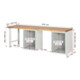 Rau Werkbank 7516A8, B2500xT700xH840mm, 12x Schublade-TA
