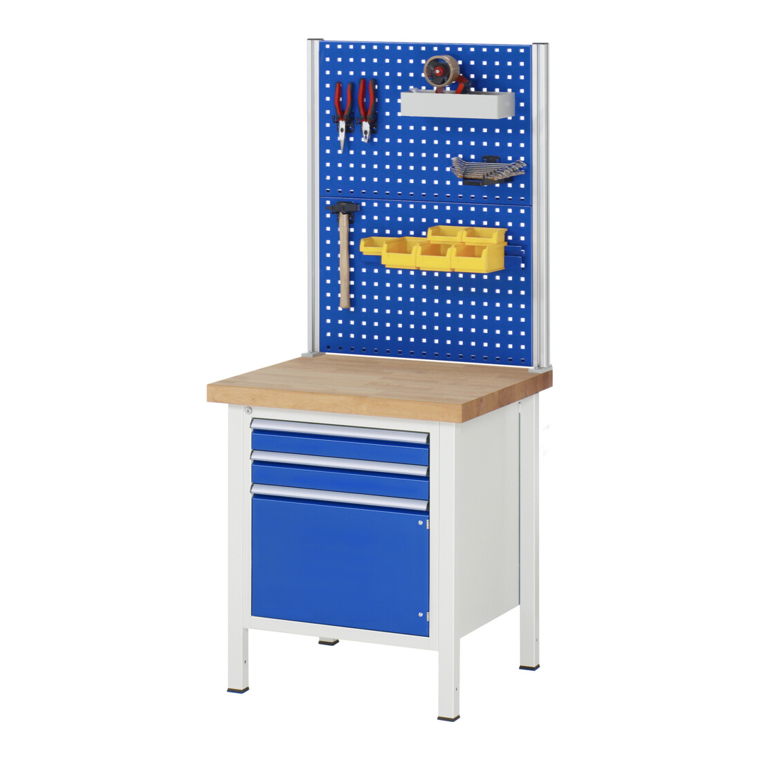 Rau Werkbank 8152A2, B750xH840mm, 1x Schublade-TA, 1x Tür