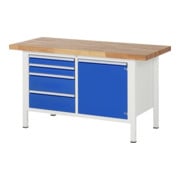 Rau Werkbank 8470A2, H840mm, 4x Schublade-TA, 1x Tür