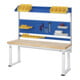 Rau Werkbank elektrisch höhenverstellbar, B2500xT700xH740-1140mm, B-Platte-40 mm