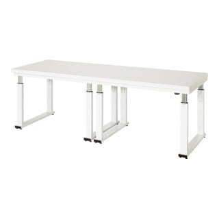 Rau Werkbank elektrisch höhenverstellbar, B2500xT700xH740-1140mm, HPL-Platte-40 mm