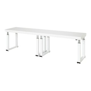 Rau Werkbank elektrisch höhenverstellbar, B3000xT700xH740-1140mm, HPL-Platte-40 mm
