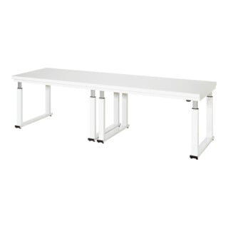 Rau Werkbank elektrisch höhenverstellbar, B3000xT900xH740-1140mm, HPL-Platte-40 mm