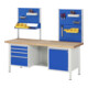 Rau Werkbank 8551A2, B2000xH840-1040mm, höhenverstellbar, 2x Schublade-TA, 2x Tür-4