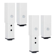 Rau Werkbank 8562A2, B2000xH840-1040mm, höhenverstellbar, 3x Schublade-TA, 2x Tür-5