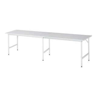 Rau Werkbank Jerry in hoogte verstelbaar, B3000xD800xH800-850mm, M-plaat 22mm