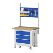 Rau Werkbank mit Fahrgestell 8262, B1000xT700xH880mm, 4x Schublade-TA-4
