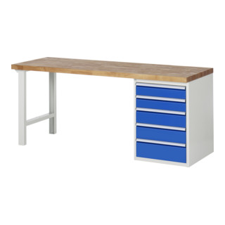Rau werkbank model 7513 840 mm beuken massief blad