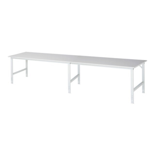 Rau Werkbank Tom in hoogte verstelbaar, B4000xD1000xH760-1080mm, M-plaat 22mm