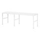 Rau Werktafel Basis Serie E, B1500xD700xH650-1000mm, Hardlaminaat Blad 30mm