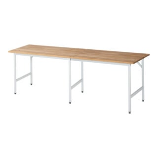 Rau Werktafel Jerry in hoogte verstelbaar, B2500xD800xH800-850mm, B-plaat 25mm