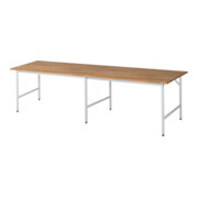 Rau Werktafel Jerry in hoogte verstelbaar, B3000xD1000xH800-850mm, B-Blad-25mm