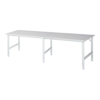 Rau Werktafel Tom in hoogte verstelbaar, B3000xD1000xH760-1080mm, M-plaat 22mm
