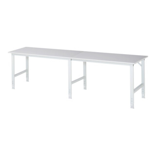 Rau Werktafel Tom in hoogte verstelbaar, B3000xD800xH760-1080mm, M-plaat 22mm