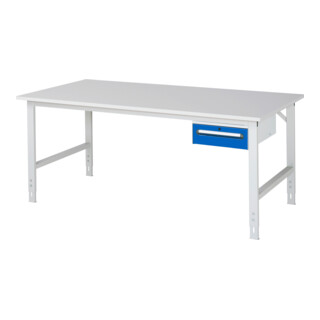 Rau Werktafel Tom in hoogte verstelbaar KM02, B2000xD1000xH760-1080mm, M-plaat 22mm