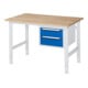 Rau Werktafel Tom in hoogte verstelbaar KM03, B1250xD800xH760-1080mm, B-plaat 25mm-1