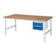 Rau Werktafel Tom in hoogte verstelbaar KM03, B2000xD1000xH760-1080mm, B-blad 25mm-1