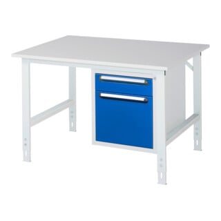 Rau Werktafel Tom in hoogte verstelbaar KM05, B1250xD1000xH760-1080mm, M-plaat 22mm