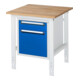 Rau Werktafel Tom in hoogte verstelbaar KM05, B750xD800xH760-1080mm, B-plaat 25mm-1