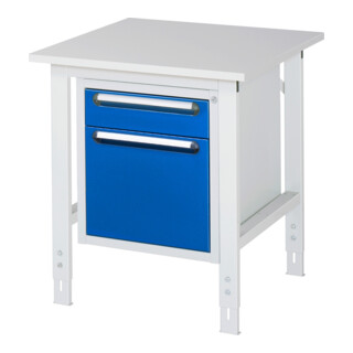 Rau Werktafel Tom in hoogte verstelbaar KM05, B750xD800xH760-1080mm, M-plaat 22mm
