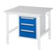 Rau Werktafel Tom in hoogte verstelbaar KM06, B1000xD1000xH760-1080mm, M-plaat 22mm-1