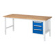 Rau Werktafel Tom in hoogte verstelbaar KM06, B2000xD800xH760-1080mm, B-blad-25mm-1