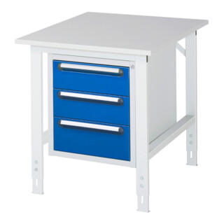 Rau Werktafel Tom in hoogte verstelbaar KM06, B750xD1000xH760-1080mm, M-plaat 22mm