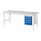 Rau Werktafel Tom in hoogte verstelbaar KM07, B2000xD800xH760-1080mm, M-plaat 22mm-1