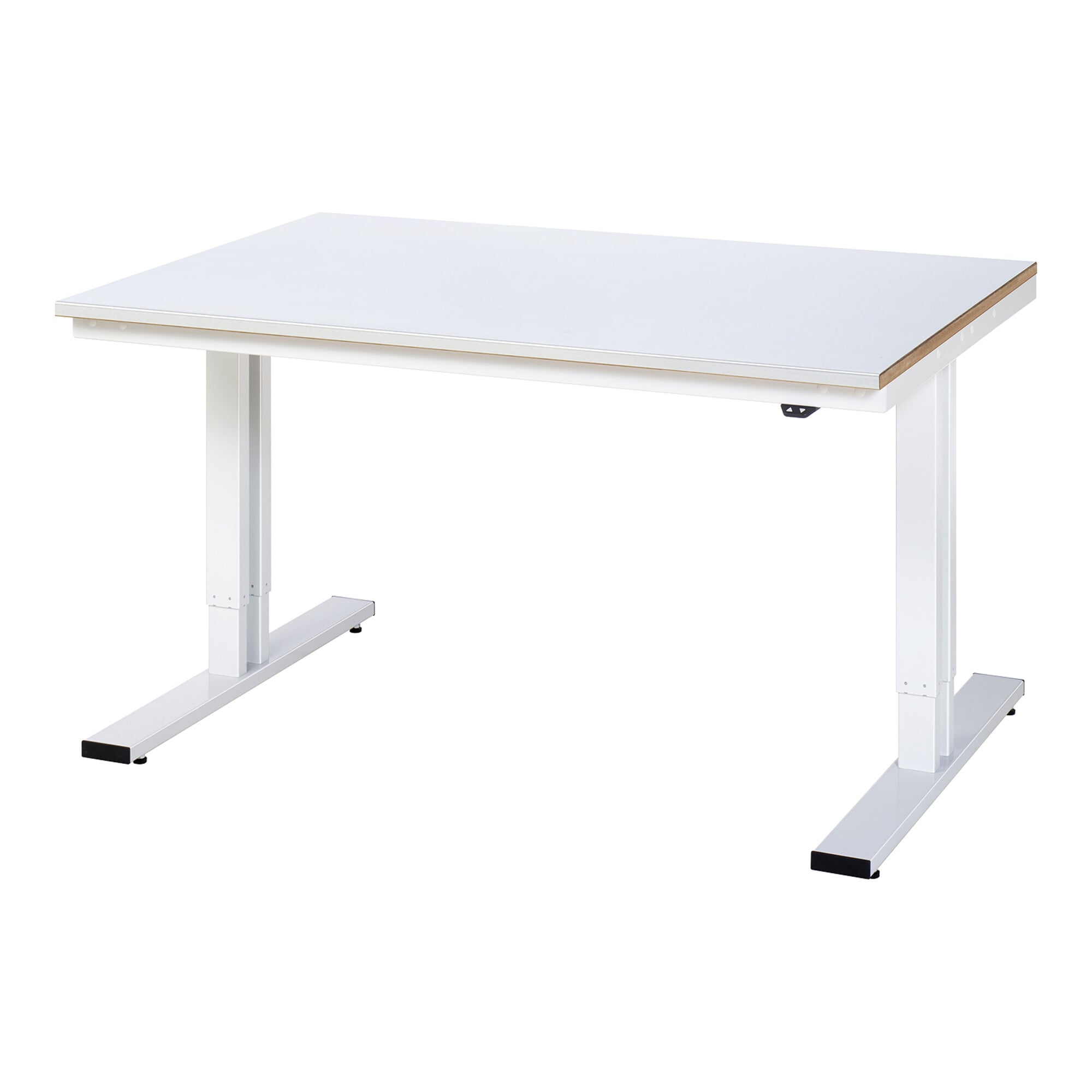 RAU Werktisch adlatus 300 elektrisch höhenverstellbar Arbeitsplatte mit Stahlblechbelag 1500 mm x 1000 mm