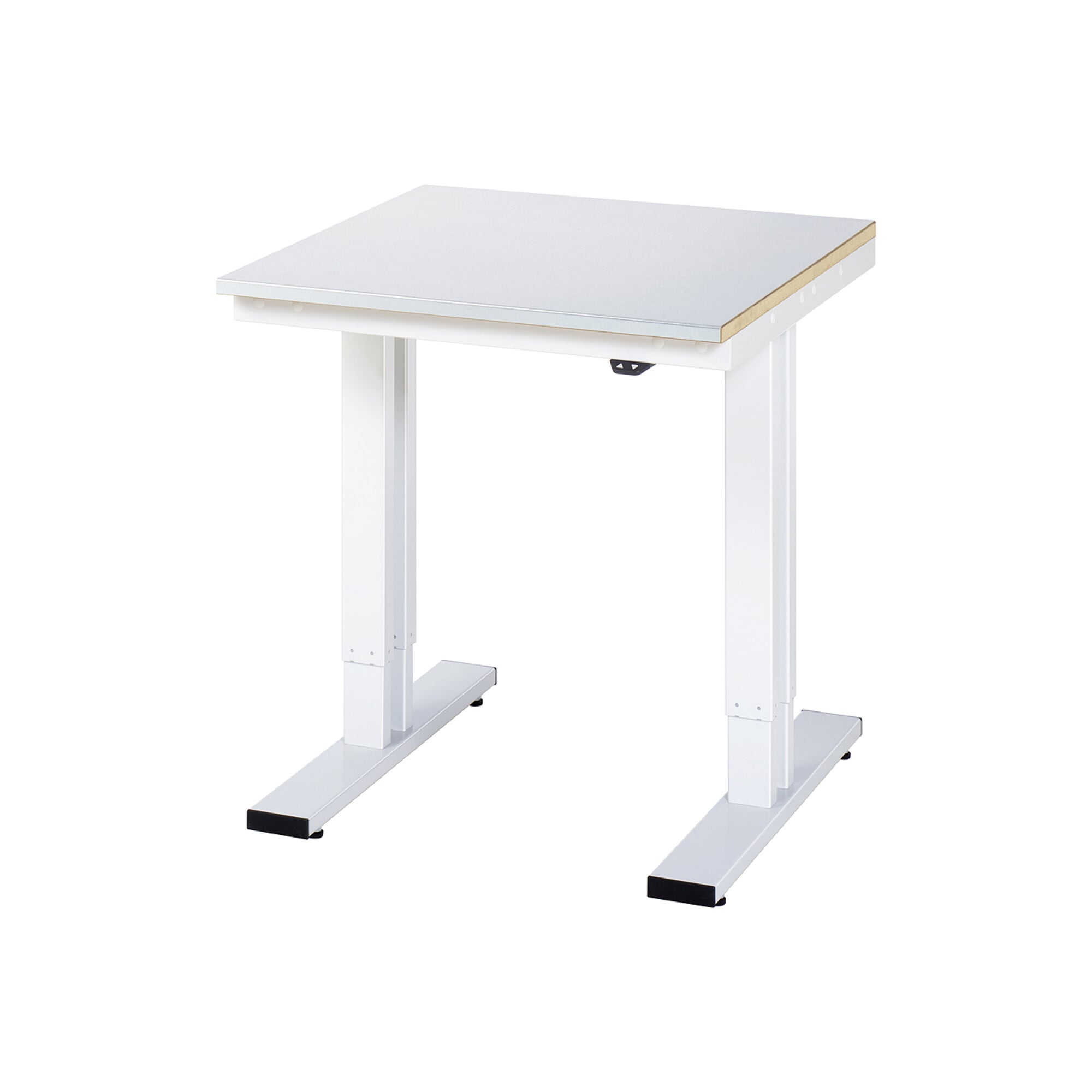 RAU Werktisch adlatus 300 elektrisch höhenverstellbar Arbeitsplatte mit Stahlblechbelag 750 mm x 800 mm