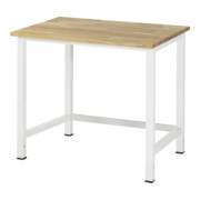 Rau Werktisch Modell 900 mit Buche-Massiv-Platte HxT 825x800 mm