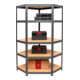 Rayonnage à tablettes d'angle STIER, charge par casier 250 kg HxlxP 1800x900x450 mm-4